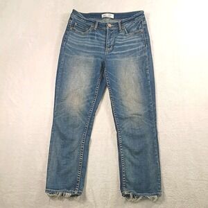 BKE Gabby High Rise Curvy Fit Stretch Crop Jeans Women's Size 25 (29x25)